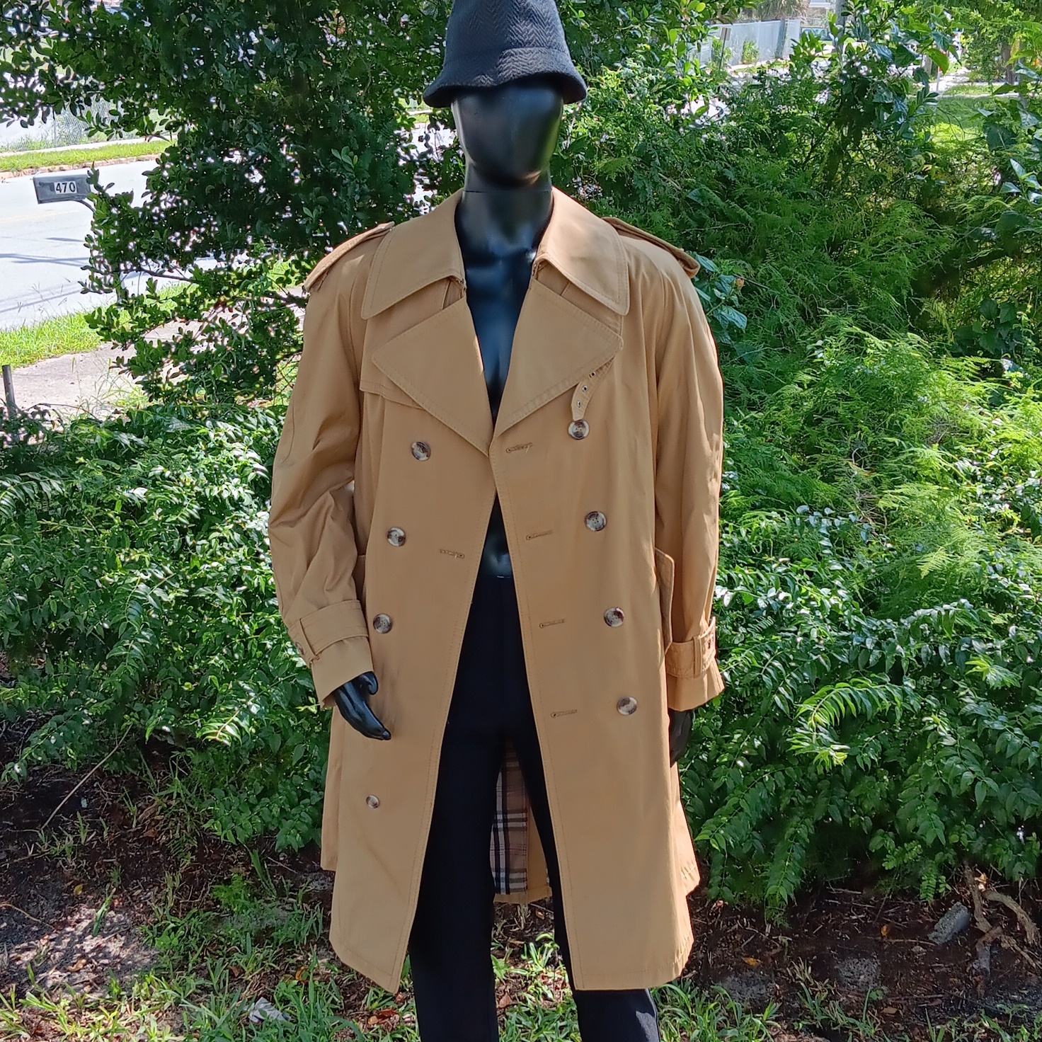 J.C. Penny Vintage Men's Classic Trench/Rain Coat Loaded (Poland)